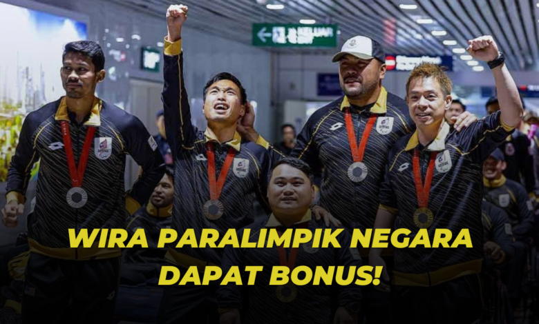 Wira Paralimpik Malaysia Dapat Bonus!