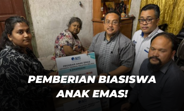 Biasiswa Anak Emas - Diberikan Kepada Dharshini