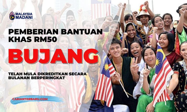 Pemberian Bantuan Bujang RM50 Secara Berperingkat 2024