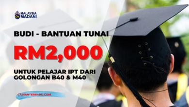 BUDI : Bantuan Tunai RM2000 untuk Pelajar IPT 2024