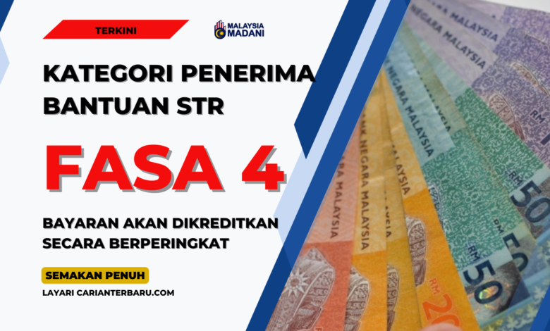 Kategori Penerima Bayaran Bantuan Tunai STR Fasa 4