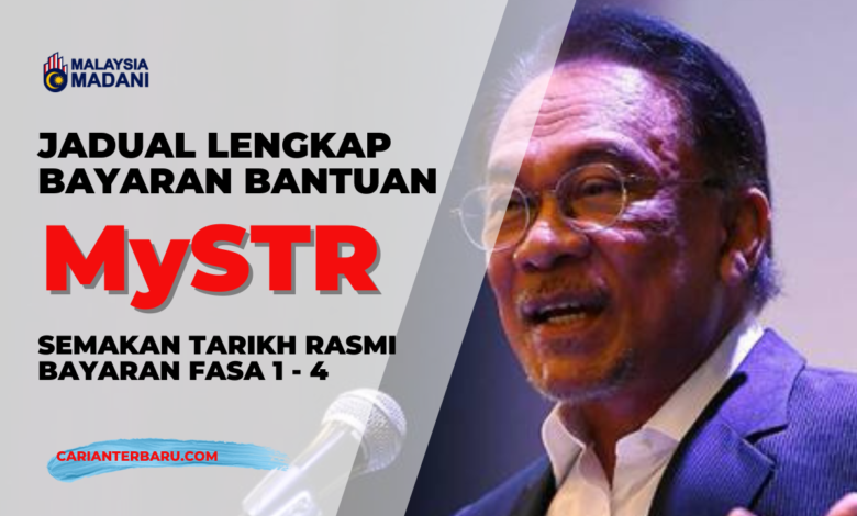 Jadual Lengkap STR 2024 - Tarikh Rasmi Bayaran Bantuan