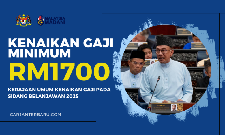 Kenaikan Gaji Minimum RM1700 - Belanjawan 2025