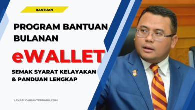 Program Bantuan Bulanan eWallet - Untuk B40 dan M40