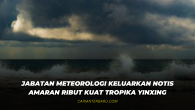 Amaran Ribut Tropika Yinxing - Jabatan Meteorologi