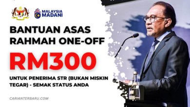 BANTUAN SARA ONE-OFF RM300 - SEMAK STATUS ANDA