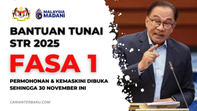 Permohonan STR Fasa 1 Tahun 2025 Kini Dibuka