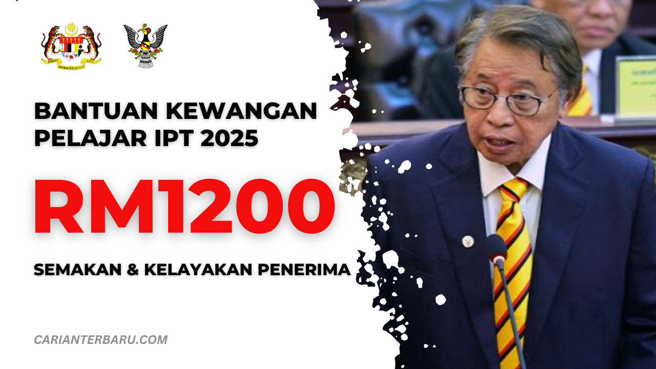 Bantuan Khas IPT 2025 : Insentif Berjumlah RM1,200