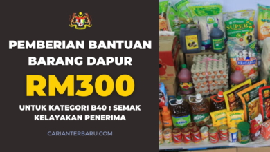 PEMBERIAN BANTUAN BARANG DAPUR UNTUK B40