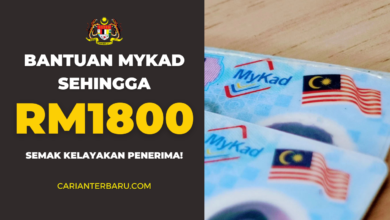 Bantuan MyKad RM1800 Dikreditkan Secara Berperingkat