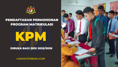 Pendaftaran Program Matrikulasi KPM Sesi 2025/2026 Dibuka