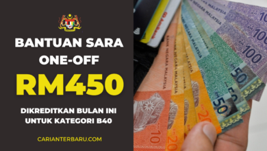 Bantuan SARA One-Off Dikreditkan Bulan Ini (Kategori B40)