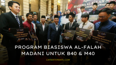 Bantuan Biasiswa Al-Falah Madani Untuk B40 & M40