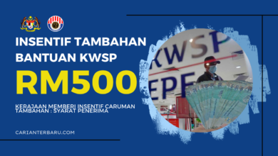 Insentif Tambahan RM500 KWSP : Syarat Penerima