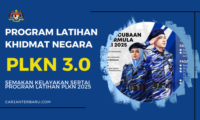 Program Latihan Khidmat Negara (PLKN) 3.0 : Syarat Kelayakan