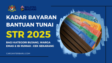 STR 2025 : Kadar Bayaran Bantuan Mengikut Kategori