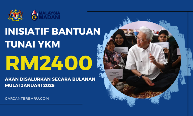 Bantuan YKM RM2400 Dikreditkan Secara Bulanan Mulai 2025