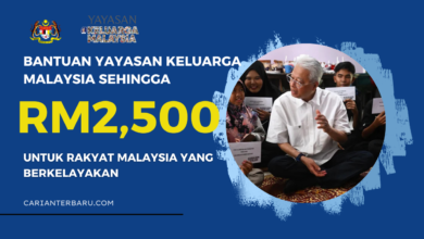 Bantuan Yayasan Keluarga Malaysia : Bantuan Sehingga RM2500