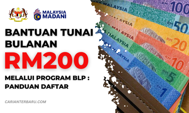 Program Latihan Perantis (BLP) : Bantuan RM200 Sebulan