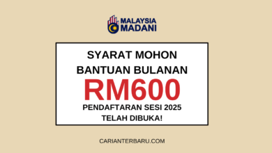 Syarat Mohon Bantuan RM600 Sebulan Melalui BWE 2025