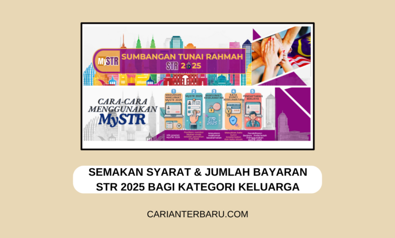 STR 2025 Kategori Keluarga : Syarat & Jumlah Bayaran Bantuan