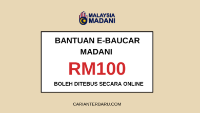 Bantuan E-Baucar Buku 2025 : Tebus RM100 Secara Online