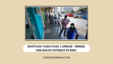 Bantuan STR Fasa 1 Kini Boleh Ditebus Di BSN