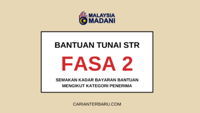 STR FASA 2 2025 : KATEGORI PENERIMA & JUMLAH BANTUAN