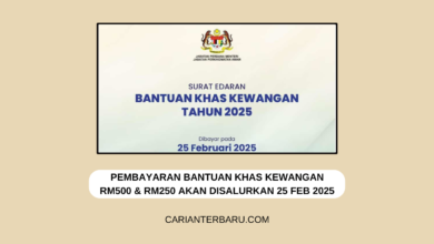 Bantuan Khas Kewangan 2025 : Disalurkan 25 Februari Ini