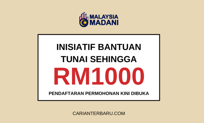 Inisiatif Bantuan Sehingga RM1000 Menerusi Program BKK 2025