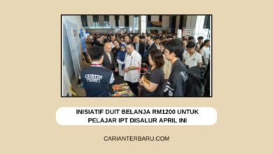 Inisiatif Duit Belanja RM1200 Untuk Pelajar IPT