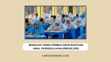 Bantuan Awal Persekolahan 2025 - Tarikh Pembayaran