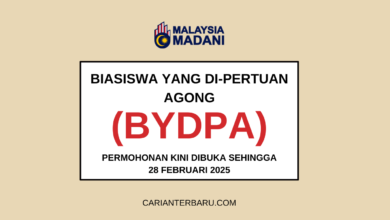 Biasiswa Yang Di-Pertuan Agong (BYDPA) - Permohonan Dibuka