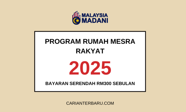 Program Rumah Mesra Rakyat - Bayaran Serendah RM300