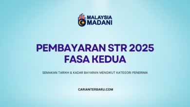 STR 2025 Fasa Kedua : Semakan Status Pembayaran