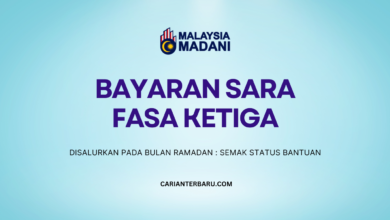 Bayaran SARA Fasa Ketiga Disalurkan Ramadan Ini