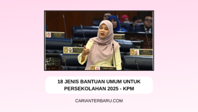 18 Jenis Bantuan Umum Untuk Persekolahan - KPM