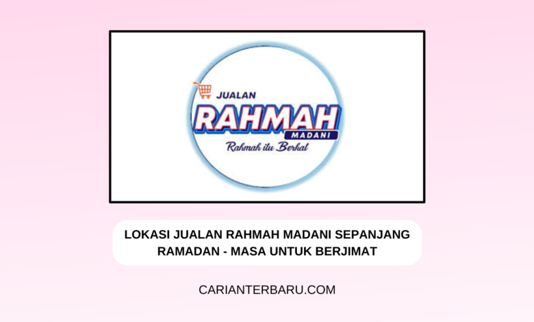 Program Jualan Rahmah MADANI (PJRM) Sepanjang Ramadan