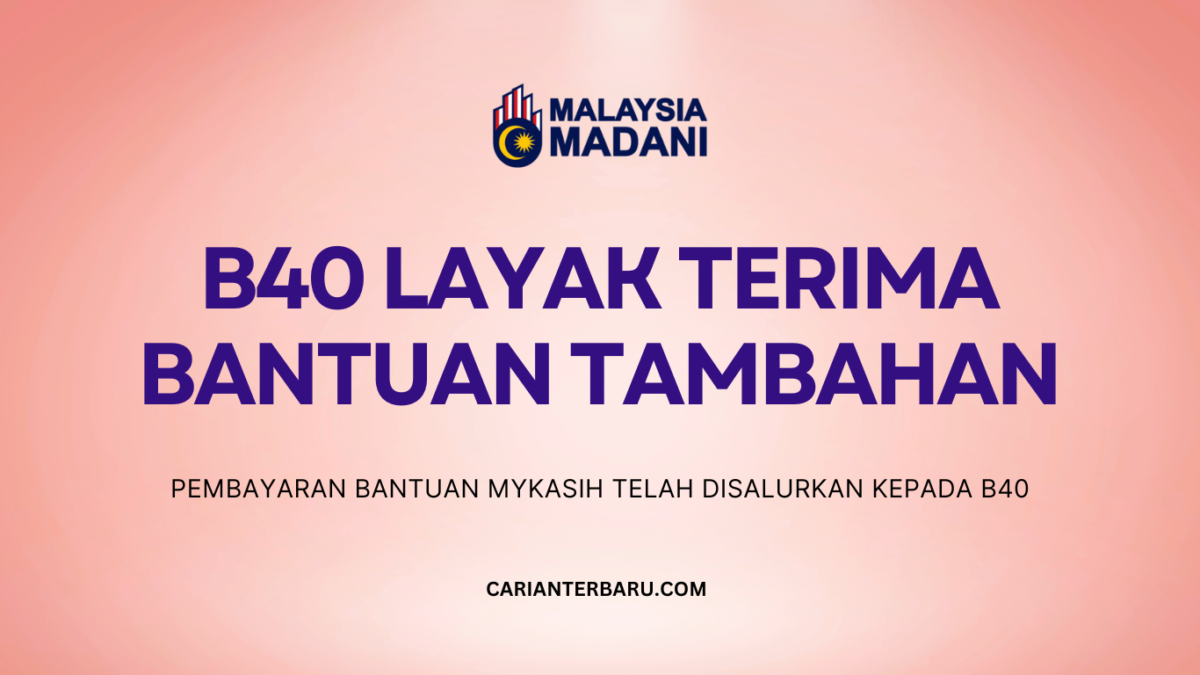 Pembayaran Sumbangan Asas Rahmah (SARA) Untuk B40