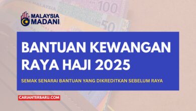 Bantuan Kewangan Raya Haji 2025 : Semak Senarai Insentif