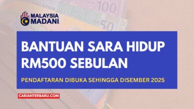 Bantuan Sara Hidup RM500 Sebulan Dibawah JHEV