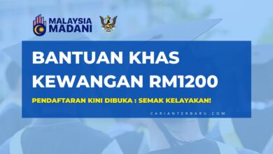 Bantuan Khas Kewangan RM1200 untuk Pelajar 2025