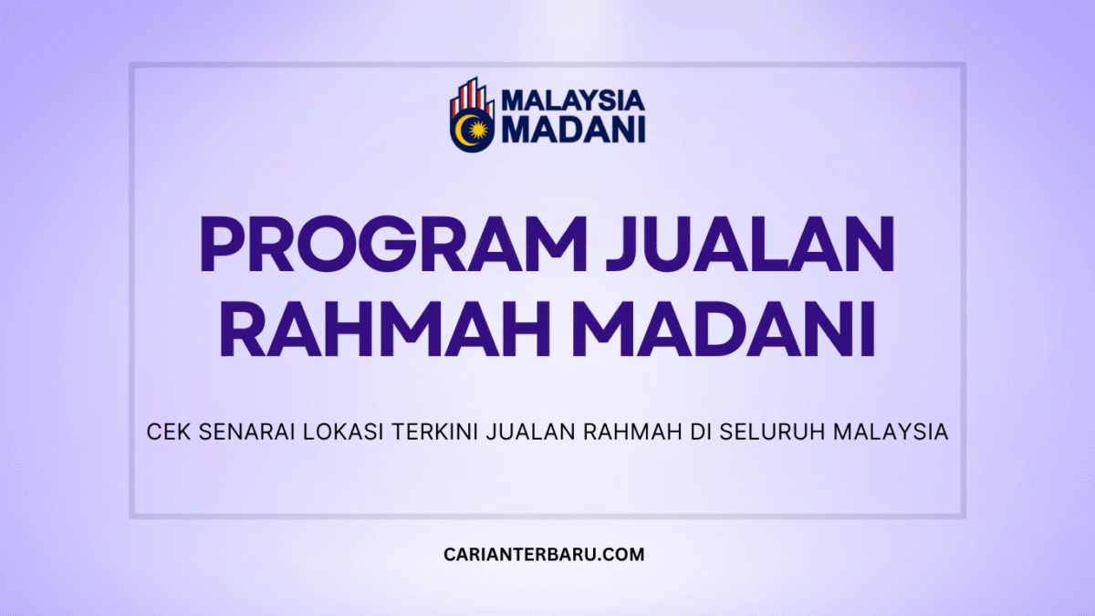 Program Jualan Rahmah Madani : Semak Lokasi Terkini