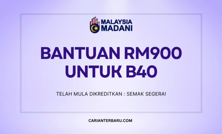 Bantuan RM900 MyKad Untuk Golongan B40 : Semak Segera