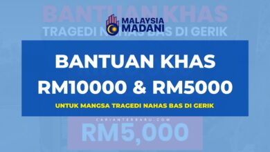 Bantuan Khas RM10000 Untuk Waris Mangsa Terkorban Di Gerik