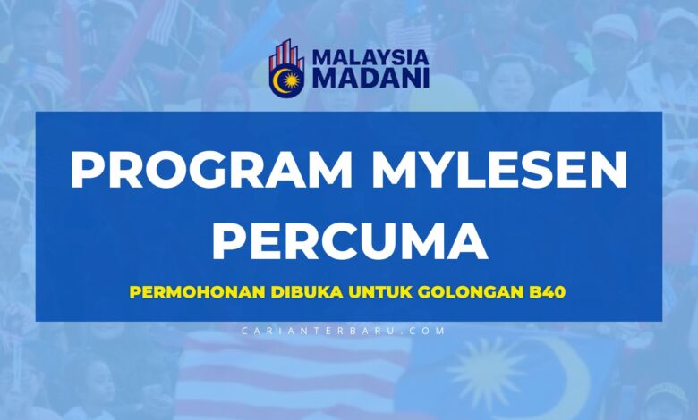 Program MyLesen Memandu Percuma untuk Belia B40
