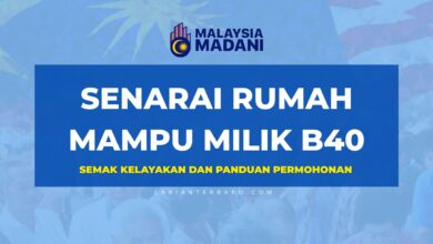 Rumah Mampu Milik B40 : Panduan Permohonan