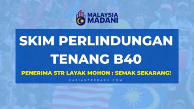 Skim Perlindungan Tenang B40 : Penerima STR Layak Mohon