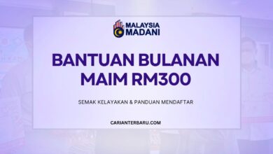 Bantuan Bulanan MAIM RM300 Telah Mula Dikreditkan