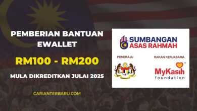 Bantuan eWallet RM100 - RM200 Julai 2025 Untuk Isi Rumah